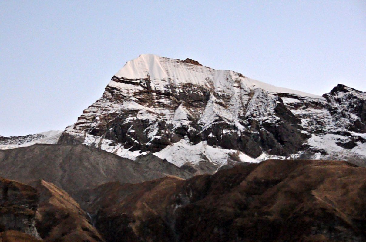 11 Tharpu Chuli Tent Peak At Sunrise From Annapurna Base Camp In The Annapurna Sanctuary 